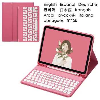 Для Teclado Чехол для iPad Air 5 с держателем карандаша, магнитная крышка клавиатуры для iPad Air 5 4 10,9 дюймов, 2022-2020 Чехол для клавиатуры для планшета