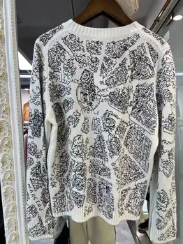 yu0606, модные женские свитера, 2023, подиум, роскошный Европейский дизайн, женская одежда для вечеринок