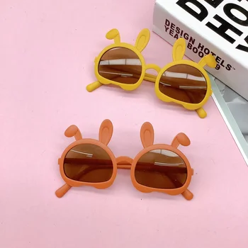 модные детские солнцезащитные очки новой корейской версии с индивидуальной защитой от ультрафиолета, детские солнцезащитные очки с вогнутой формой