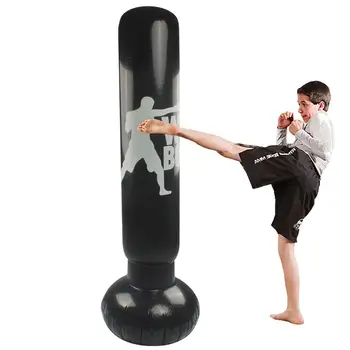 Боксерская груша Боксерский Муай Тай Надувной боксерский мешок Тренировочная стойка для снятия давления Тренажеры для фитнеса
