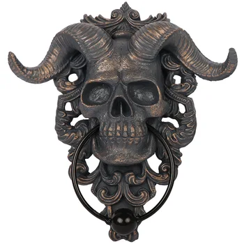 Смоляной панк-сатанинский череп, голова овцы, настенная полка, подвесные поделки, домашний декор