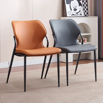 Современные обеденные стулья в скандинавском минималистичном стиле, роскошный дизайн, обеденные стулья для отдыха, мебель для дома для гостиной Cadeira WZ50DC