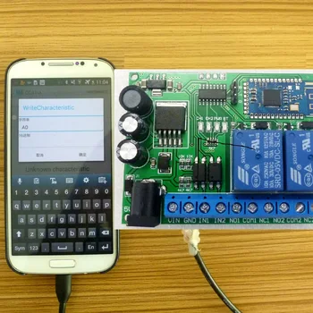 DC5V 12V 24V 2-канальное Bluetooth-совместимое реле 2.4 G RF Беспроводной пульт дистанционного управления IOT-модулем для телефона IOS Android