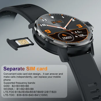 Смарт-часы 4G Android 9.1 с двойной системой 128 ГБ LTE GPS 1050 мАч, мужские умные часы 2023, камера для мужчин, подлинная распродажа