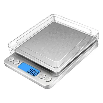 Электронные кухонные весы, высокоточные портативные научные цифровые весы весом 3 кг, принадлежности для выпечки