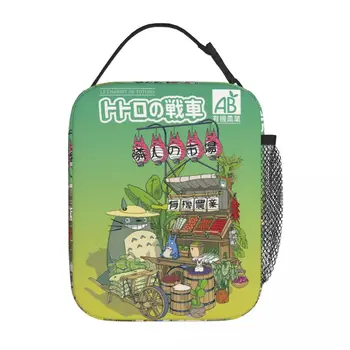 Мой сосед Тоторо Изолированная сумка для ланча Totoros Аниме Милый Контейнер для Ланча Портативный Кулер Термос для Ланча Школьный