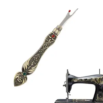 Инструмент для удаления вышивки, Инструмент для рыхления Нарциссовых ниток, Острый Инструмент для удаления ниток для швейных швов, Распаковщик с эргономичными ручками для иглы