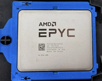 Серверный процессор AMD EPYC 7301 2,2 ГГц с 16 ядрами/32 потоками Кэш-памяти L3 64 МБ TDP 170 Вт SP3 До 2,7 ГГц серии 7001