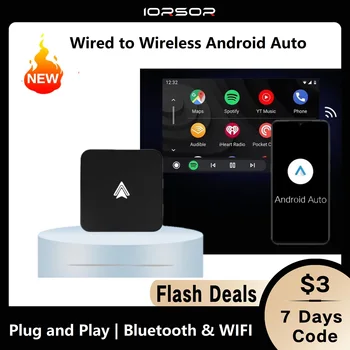 Android Auto Wireless Adapter Mini Ai Box Inalambrico Adaptador Автомобильный Мультимедийный Плеер Smart Streaming Dongle Sans Fil Para Carro