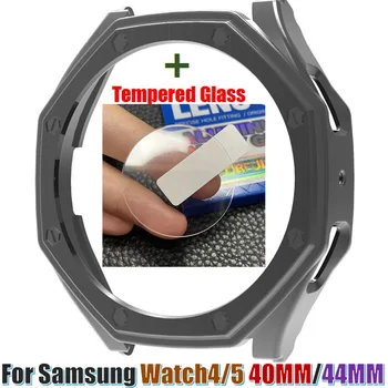 Для Samsung galaxy Watch4/5 40/44 мм Рамка безель Repalcement Смарт-браслет ремешок Чехол для Samsung Watch 5 Экран Стеклянная Пленка