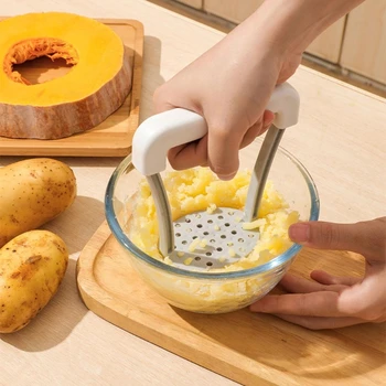 Ручная картофелемялка Портативный кухонный инструмент для измельчения прессованного картофеля