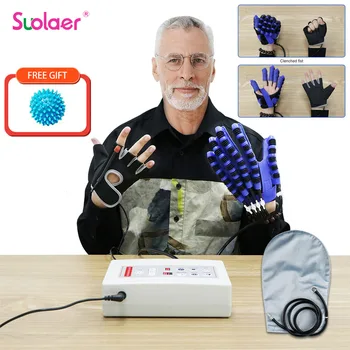 Перчатки для массажа робота-реабилитанта при инсульте, гемиплегии, инфаркте головного мозга, терапии для восстановления функций рук, тренажере для пальцев