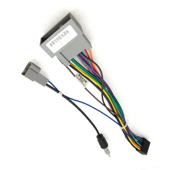 Шнур питания навигации Шнур питания 16-контактный адаптер и кабель питания Автомобильный аудиоплеер DVD Практичен в использовании
