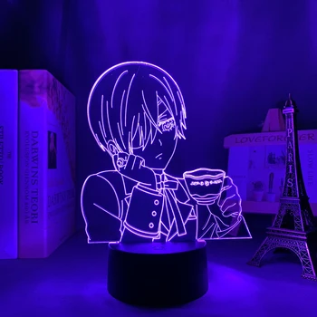 Акриловая 3D лампа аниме 