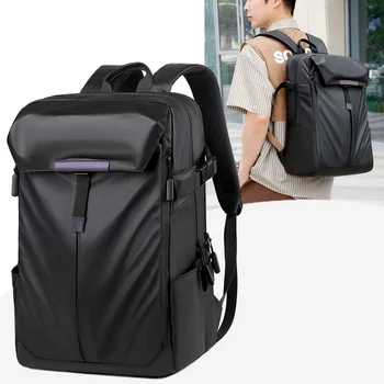 Новый Водонепроницаемый Рюкзак для ноутбука Man Airplane Travel Корейские школьные сумки для мальчиков Business Aesthetic размером 15,6 дюйма