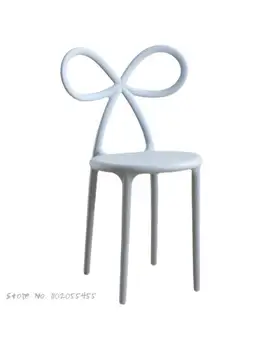 Обеденный стул из скандинавского пластика, Современная Простая сетка со спинкой, Красный Ресторан, Магазин молочного чая, Туалетный столик для креативных девушек, Стул для макияжа