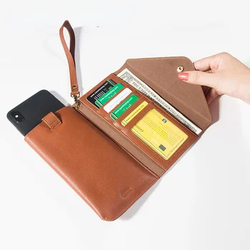 Новая многоцветная сумка для мобильного телефона из искусственной кожи, многофункциональный кошелек, защита от падения, чехол для мобильного телефона, держатель для кредитной карты