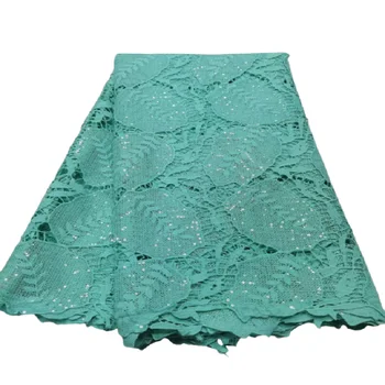 Швейцарское вуалевое кружево с камнями 2023 Высококачественная Африканская хлопчатобумажная кружевная ткань В Нигерийском стиле Для женских сборчатых платьев