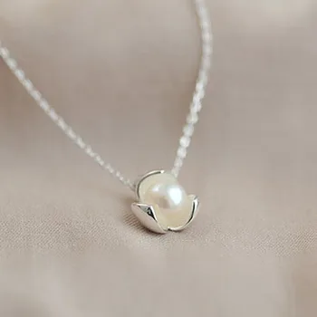 Ожерелья и подвески REETI из стерлингового серебра 925 пробы с жемчугом в виде клевера для женщин, Модные ювелирные изделия из стерлингового серебра
