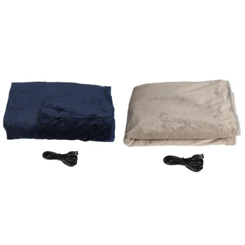 Одеяло с подогревом из фланелевого материала, электрическое одеяло для дома