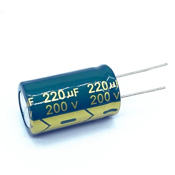 10 шт./лот 220 МКФ 200 В 220 МКФ алюминиевый электролитический конденсатор размером 18*30 мм 20%