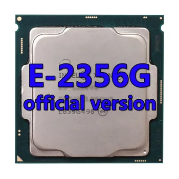 Xeon CPU E-2356G официальная версия CPU 12MB 3.2GHZ 6Core /12Thread 80W Процессор LGA-1200 ДЛЯ материнской платы C256