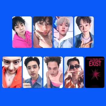 Kpop Idol 8 шт. /компл. Lomo Card EXO EXIST Альбом открыток, Новые открытки для печати фотографий, Коллекция подарков для фанатов