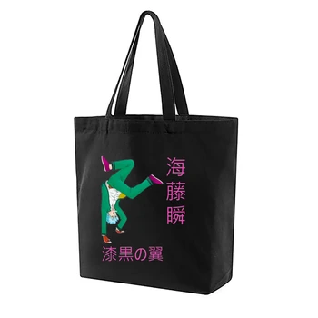 Сумка для покупок Saiki K, женская сумка с рисунком, повседневные большие сумки с верхней ручкой для женщин
