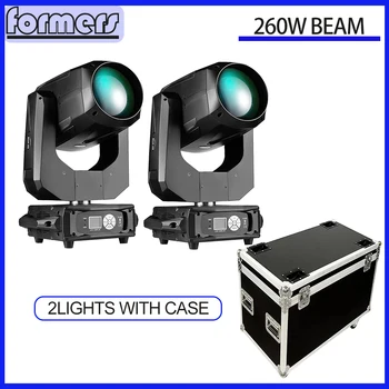 Lyre Beam 10R Sharpy 260W Moving Head DMX Stage Lighting Mobile Для DJ Bar Party Свадебных Эффектов Beam Lights и Flightcase Opti