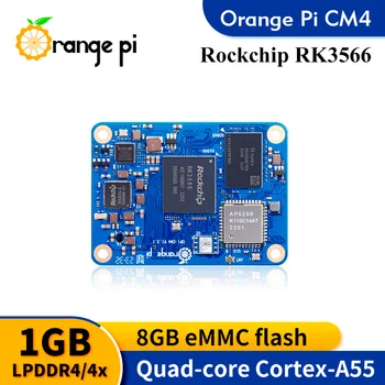 Orange Pi CM4 1 ГБ оперативной памяти DDR4 RK3566 8 ГБ Emmc WIFI5-BT5.0 Вычислительный модуль 4 Orangepi CM4 Работает под управлением Android Ubuntu Debian OS OPi CM 4