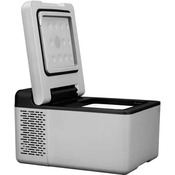 Ящик для льда для кемпинга Автомобильный холодильник Мини-холодильник с морозильной камерой Портативный Компрессорный охладитель 12 В постоянного тока