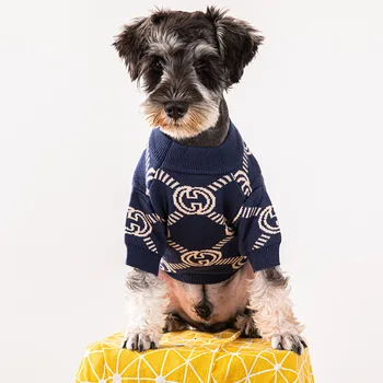 Одежда для щенков Осень-зима, одежда для маленьких собак, кошек, собак, свитер для французского бульдога