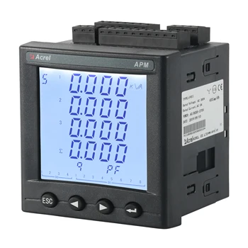 ЖК-дисплей APM800 Для учета электроэнергии по требованию в режиме реального времени, Установленный на панели Счетчик энергии Modbus Rs485 с точностью до 0,2 С