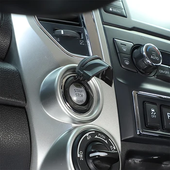 Для Subaru WRX 2021-2023 Цинковый Сплав Черный/Серебристый Автомобиль С Одной кнопкой Запуска Защитная Кнопка Кольцо Крышка Отделка Наклейка Автомобильные Аксессуары