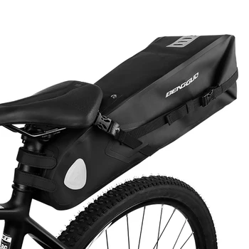 Велосипедная седельная сумка, сумка для хранения инструментов большой емкости, водонепроницаемая велосипедная сумка, велосипедная задняя сумка, MTB Дорожный багажник, велосипедная корзина