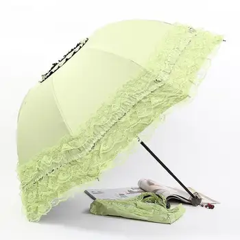 Кружевной зонт с 8 костяными утолщениями, защита от ультрафиолета, черный клеевой кружевной зонт (большой уличный зонт, пожалуйста, отправьте в магазин уличной мебели)
