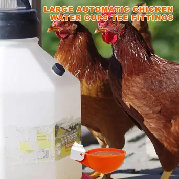 Автоматические чашки для поения цыплят Поилка для птиц Автоматическая Поилка для цыплят Кормушки для птицы Поилка