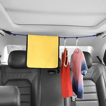 Автомобильная бельевая веревка ATsafepro 1,5 м 3 м с пряжкой, Автомобильная вешалка для одежды, автомобильные принадлежности, Вешалки для одежды, автомобильные аксессуары