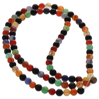 94 ШТ бусин из натурального камня 8 мм, 2 нити, разноцветный натуральный камень, полудрагоценный камень, круглые свободные бусины в полоску, браслеты 