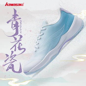 Женская обувь для бадминтона Kawasaki 2023, НОВАЯ модная профессиональная противоскользящая ракетка для бадминтона, Теннисные туфли, женские кроссовки